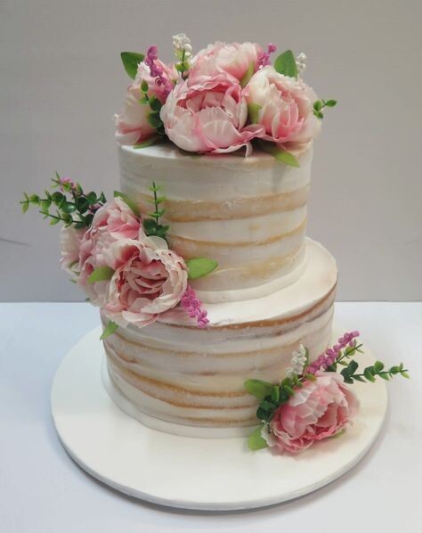 Two Tier Naked Cake