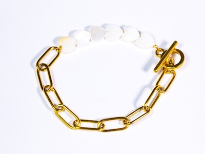 LOVE - Golden Heart Bracelet