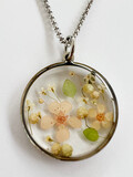 SAKURA Necklace - Transparent - Silver or Gold