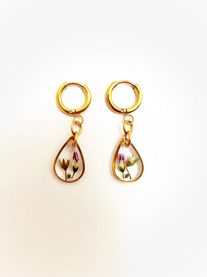 PRIMAVERA "tiny" - Earrings Drop - gold/silver