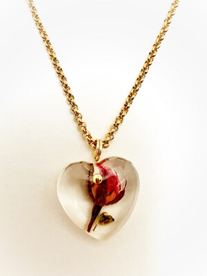 ROSE Necklace - Corazon - Silver/Gold