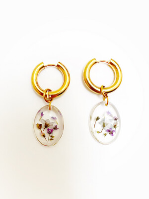 PRIMAVERA &quot;large&quot; - Earrings I - gold/silver