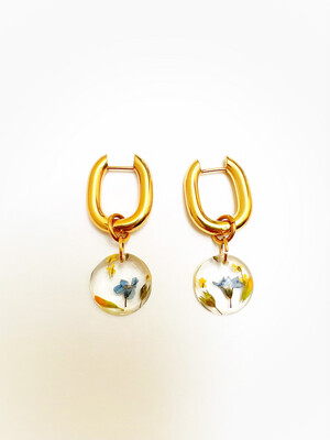 PRIMAVERA "large" - Earrings II - gold/silver