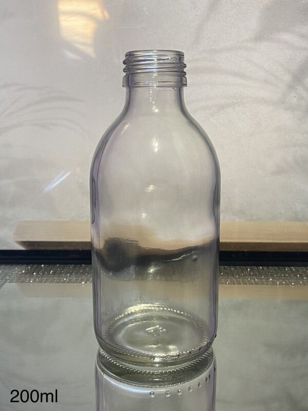 Clear Glass Bottle