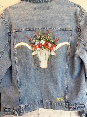 Flower Crown Longhorn Jacket | M