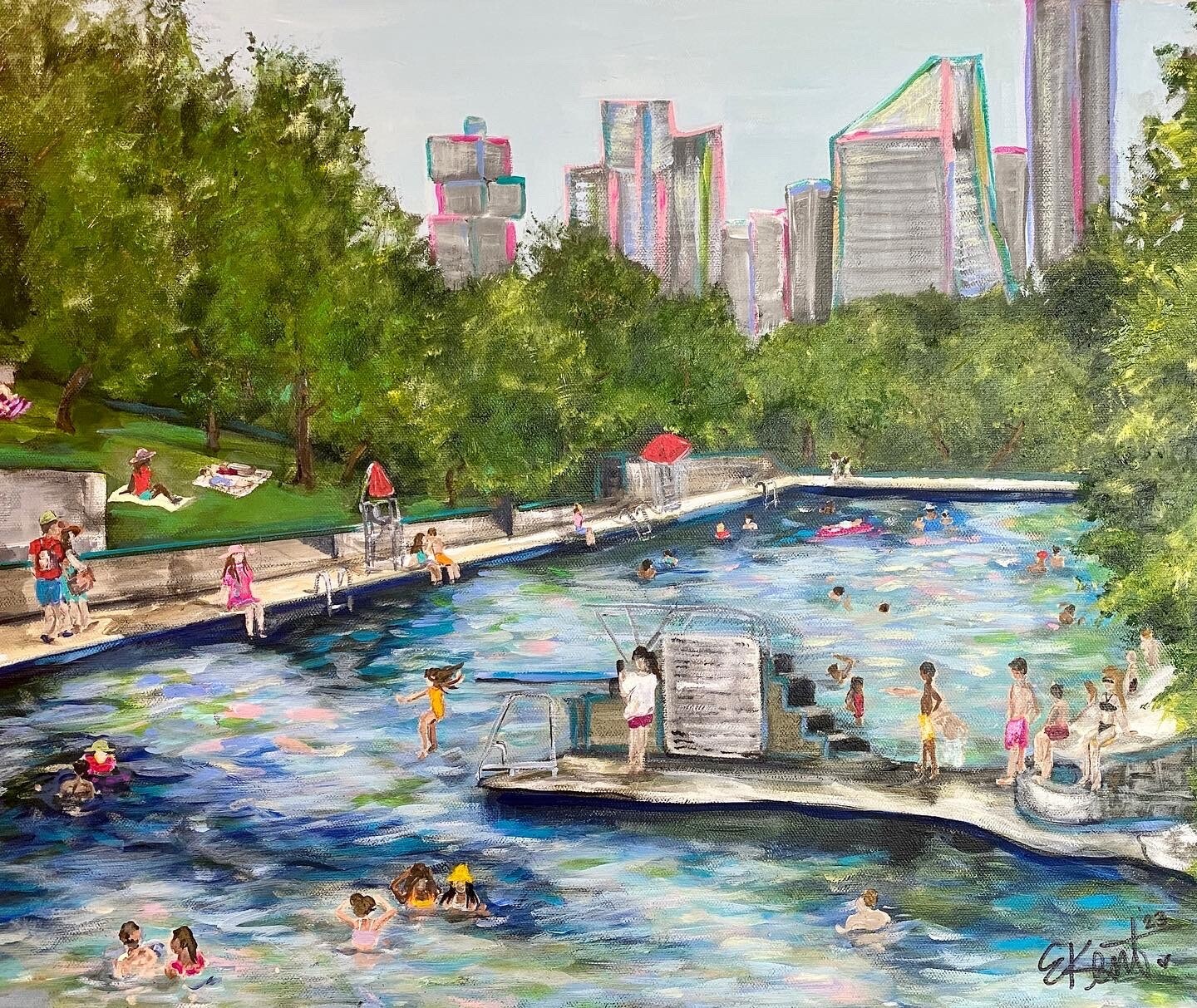 Print | Barton Springs 8"x10"