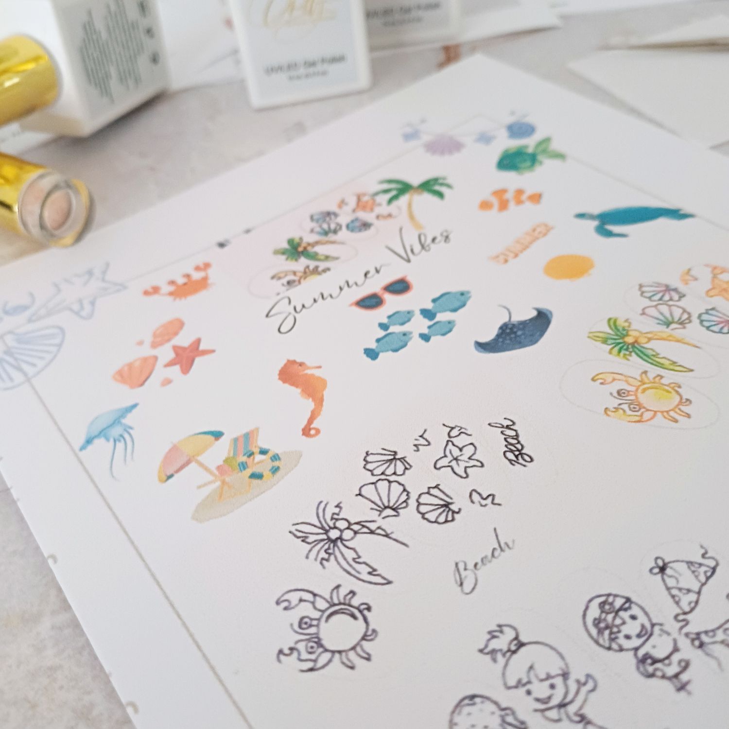 Stickers - Summer Vibes