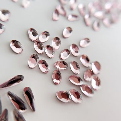 Diamants forme Rosé / ovale rosé