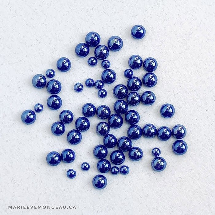 Bijoux Perle Color vibe / Saphire