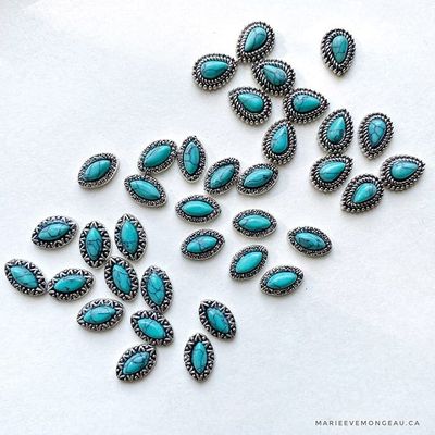 Bijoux Vintage / Aqua argent