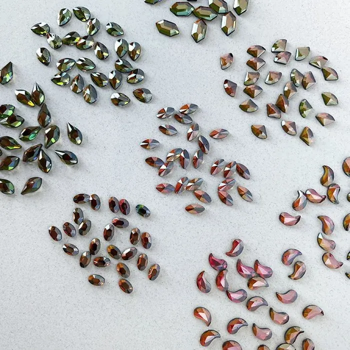Diamants forme Scarabée Goutte
