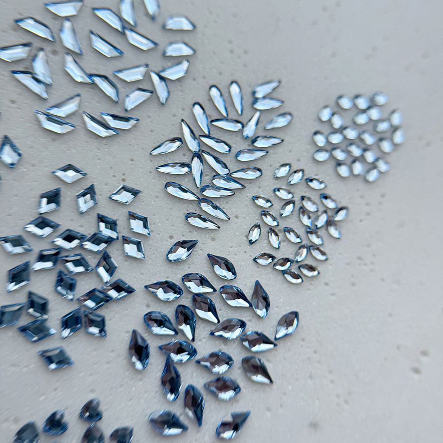 Diamants forme Souffle bleu