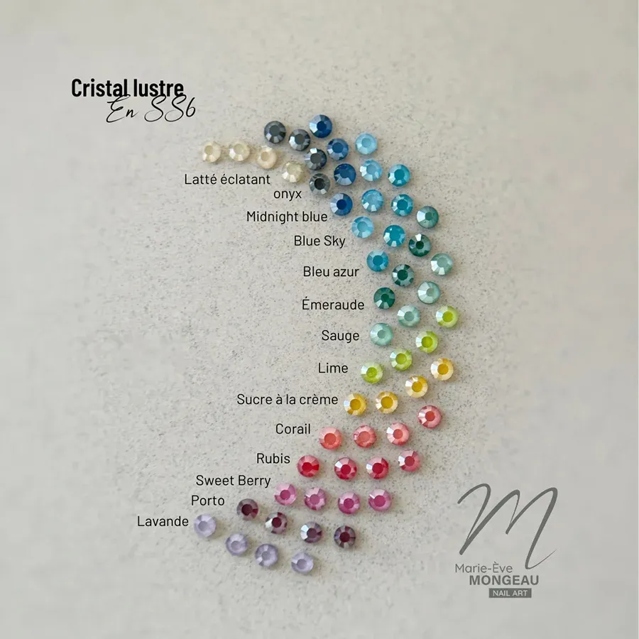 Cristal Lustre Corail Cristal Lustre Corail