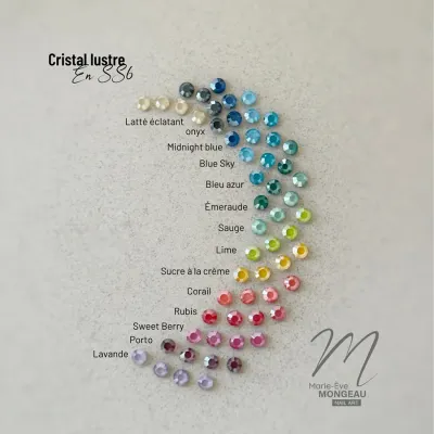 Cristal Lustre Corail Cristal Lustre Corail