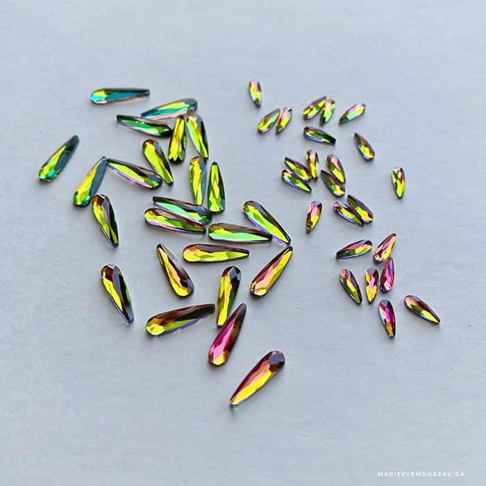 Diamants forme Caméléon Petite goutte allongée Diamants forme Caméléon Petite goutte allongée