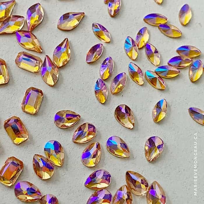 Diamants forme Peach Sky Goutte