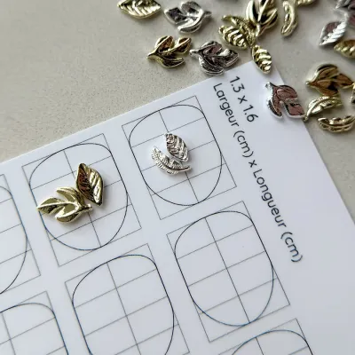 Bijoux Métal Feuilles