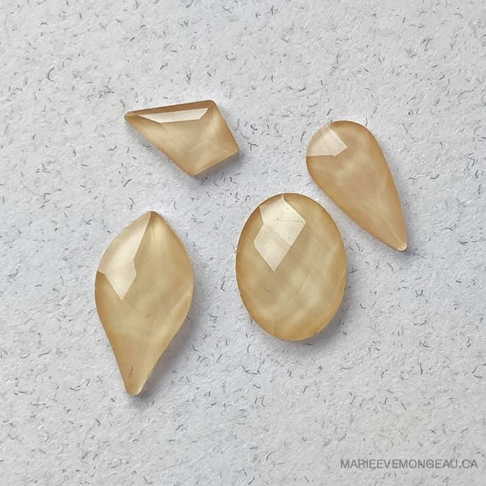 Diamant forme Sable chaud Goutte