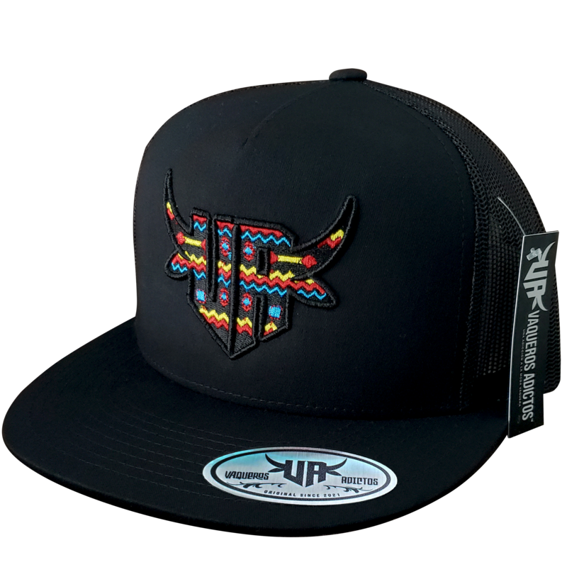 Gorra Plana | Logo Retro Negro