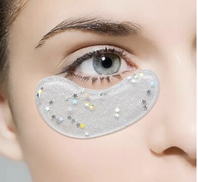 Eye Pads Patches Skin Care Cosmetics Crystal Eye Mask, 3 pairs