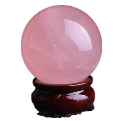 Rose quartz ball