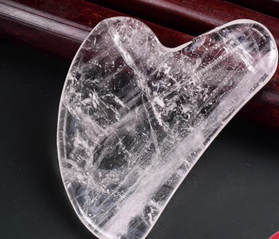 White crystal Gua sha