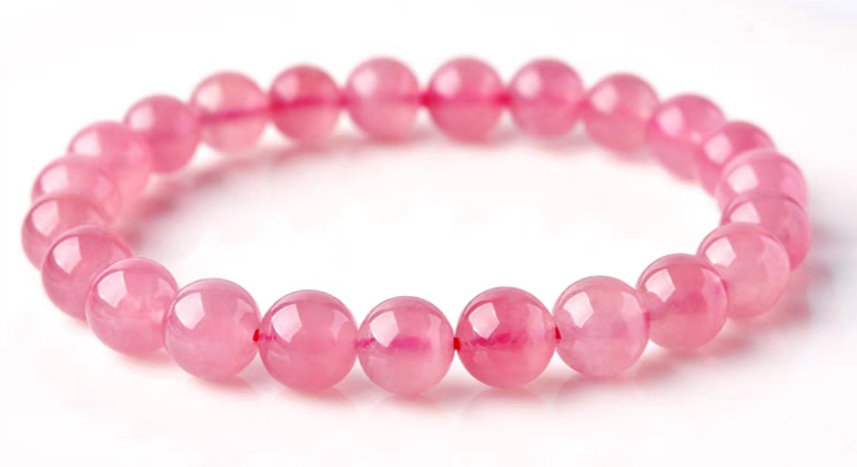 6mm rose quartz bracelet