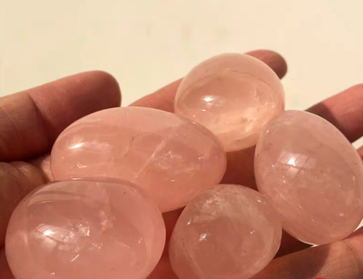 Oval shaped rose quartz  BB