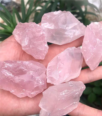 Raw rose quartz AAA medium