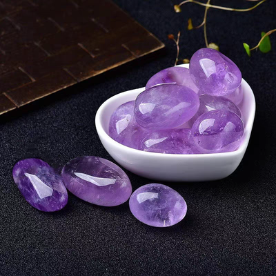 50 g Tumbled amethyst tumblestone