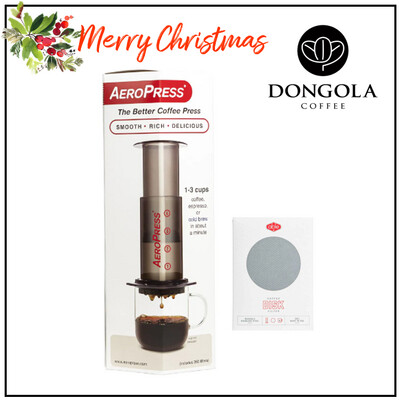 AEROPRESS Espresso Coffee Maker + STANDARD Stainless Disk Filter