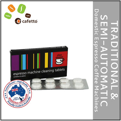 CINO CLEANO Espresso Machine Cleaning Tablets by CAFETTO