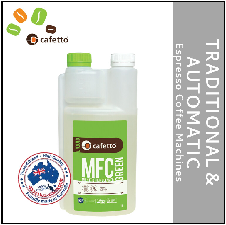 MFC Green Organic Milk Frother Cleaner by CAFETTO