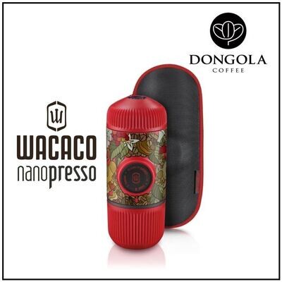 NANOPRESSO Espresso Coffee Machine JUNGLE RED by WACACO