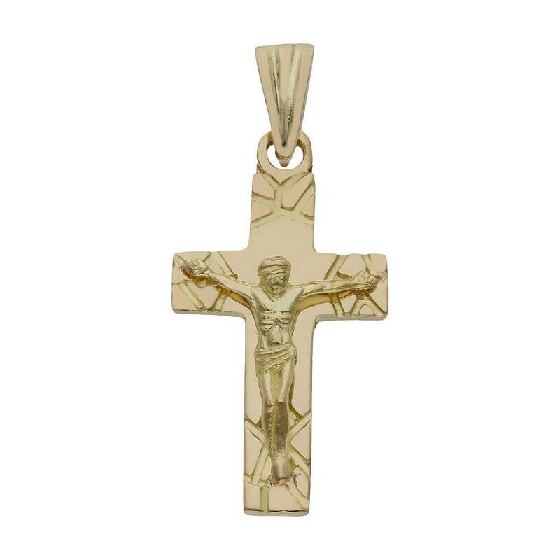 CRUZ ORO 18KL CRISTO - 15x29MM