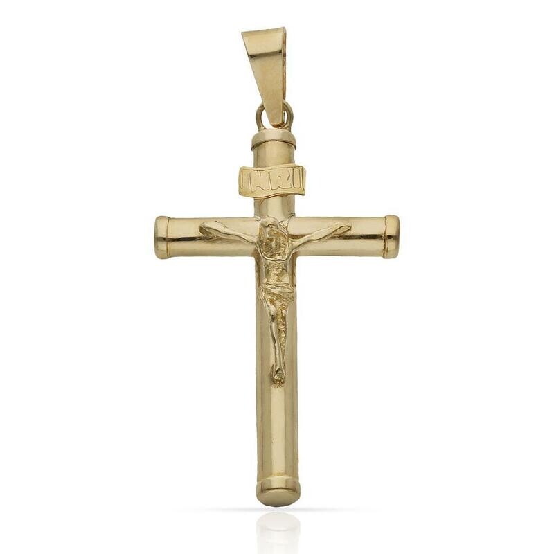 CRUZ ORO 18KL CRISTO - 20X34MM