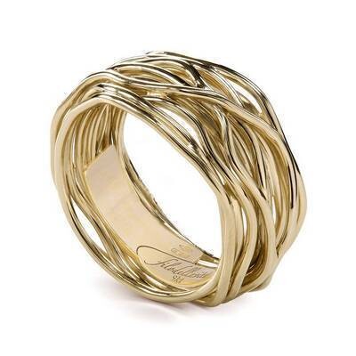 Bague 13 fils or