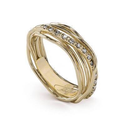 Bague 7 fils argent