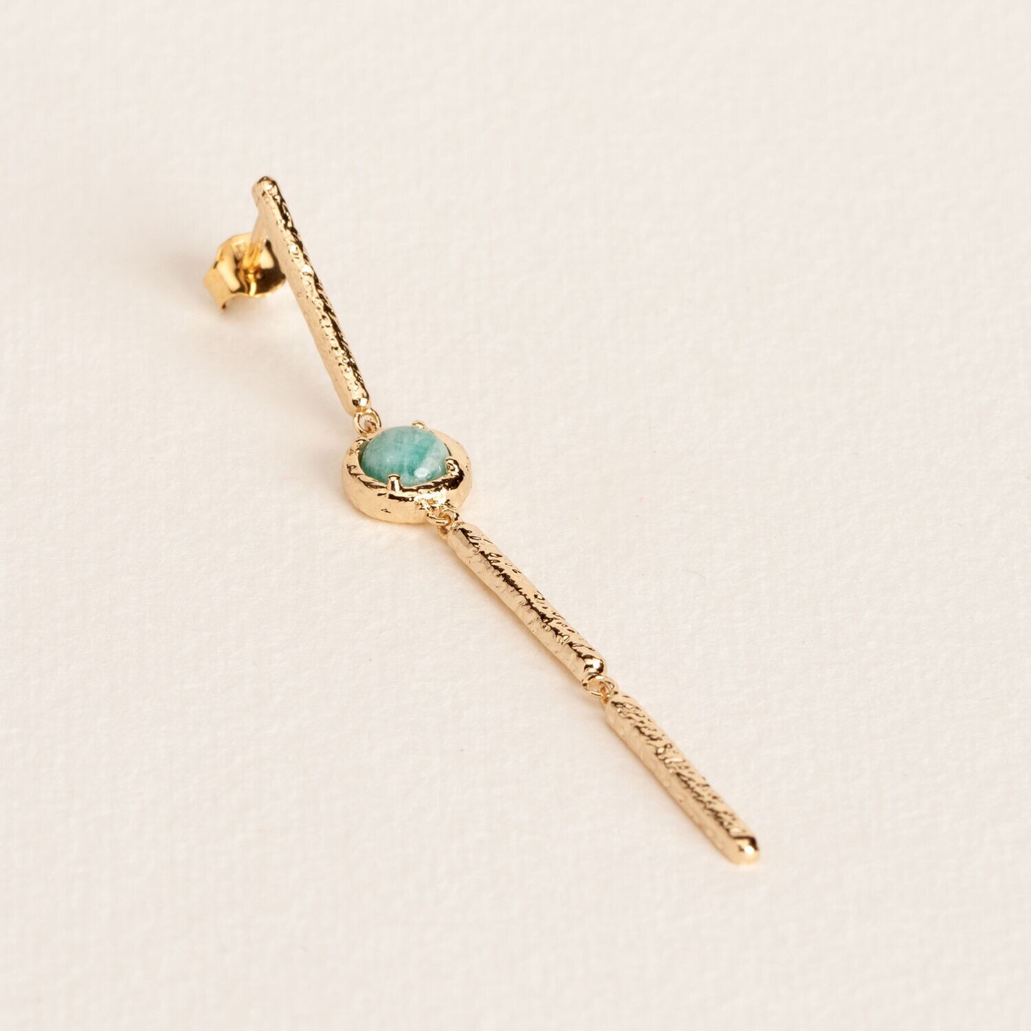 Boucle d&#39;oreille Cloé Amazonite