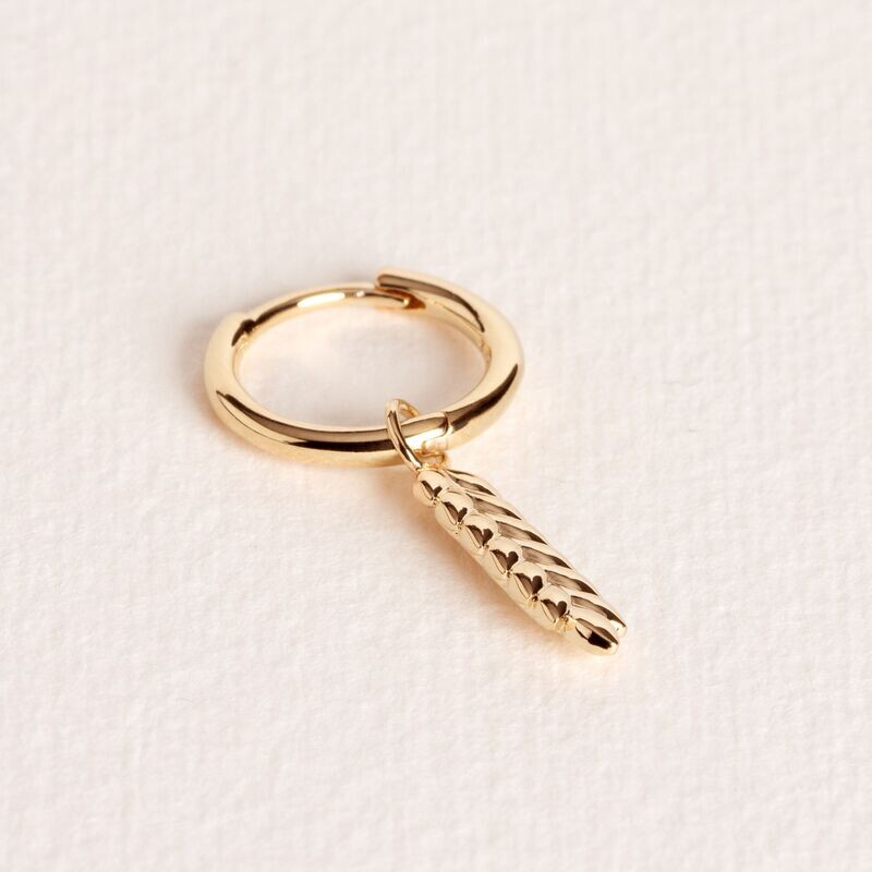 Boucle oreille créole Rozenn