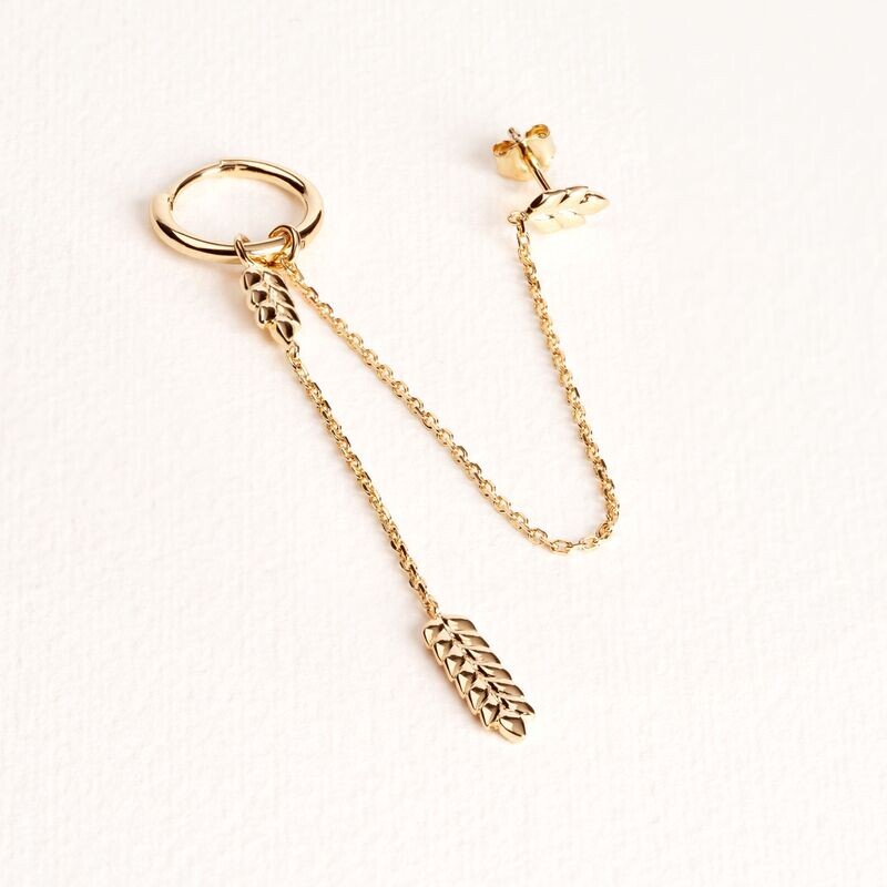 Boucle oreille créole Rozenn