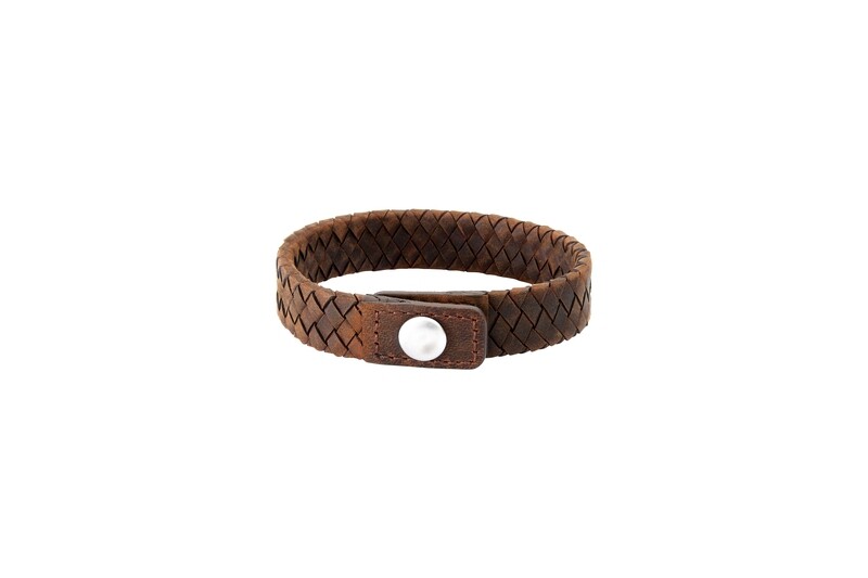 Bracelet cuir pression
