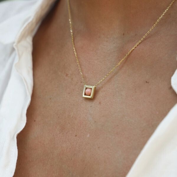 Collier Balancelle perle d'eau