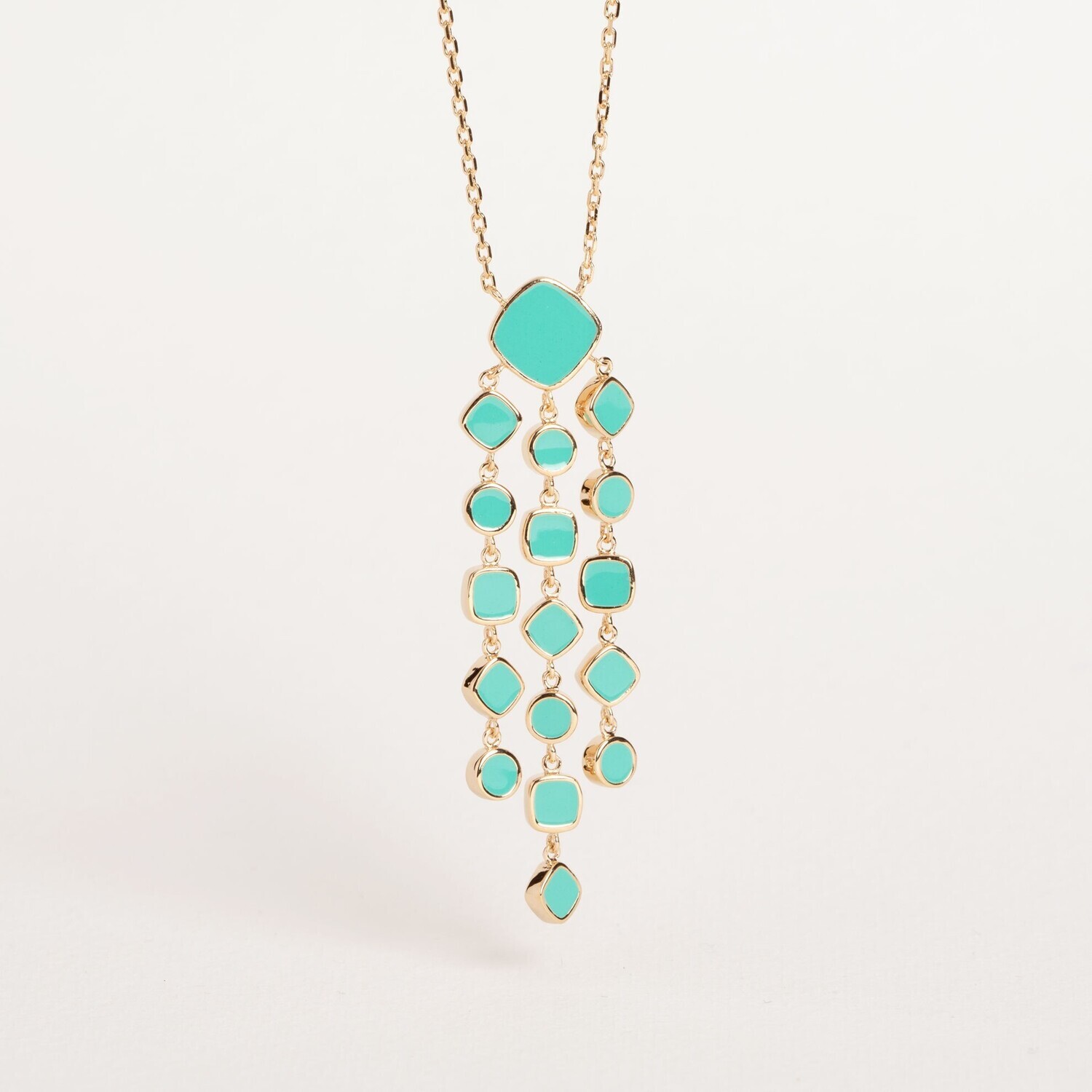 Collier Alba Laque Turquoise