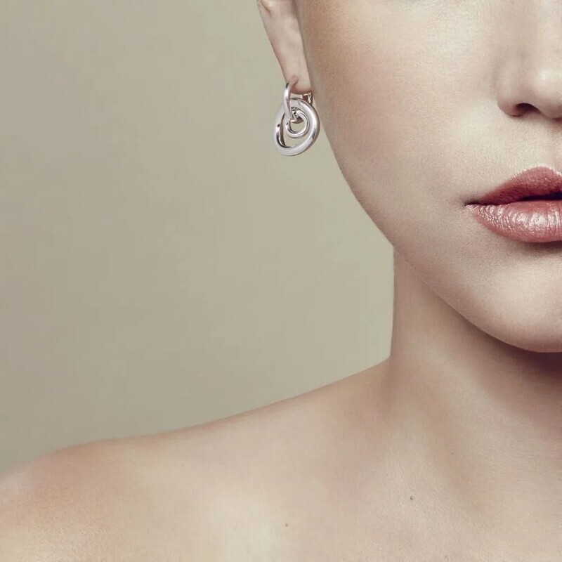 Boucles d'oreilles pendantes Argent massif