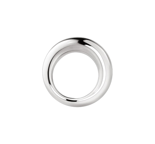 Bague jonc Idole en argent massif