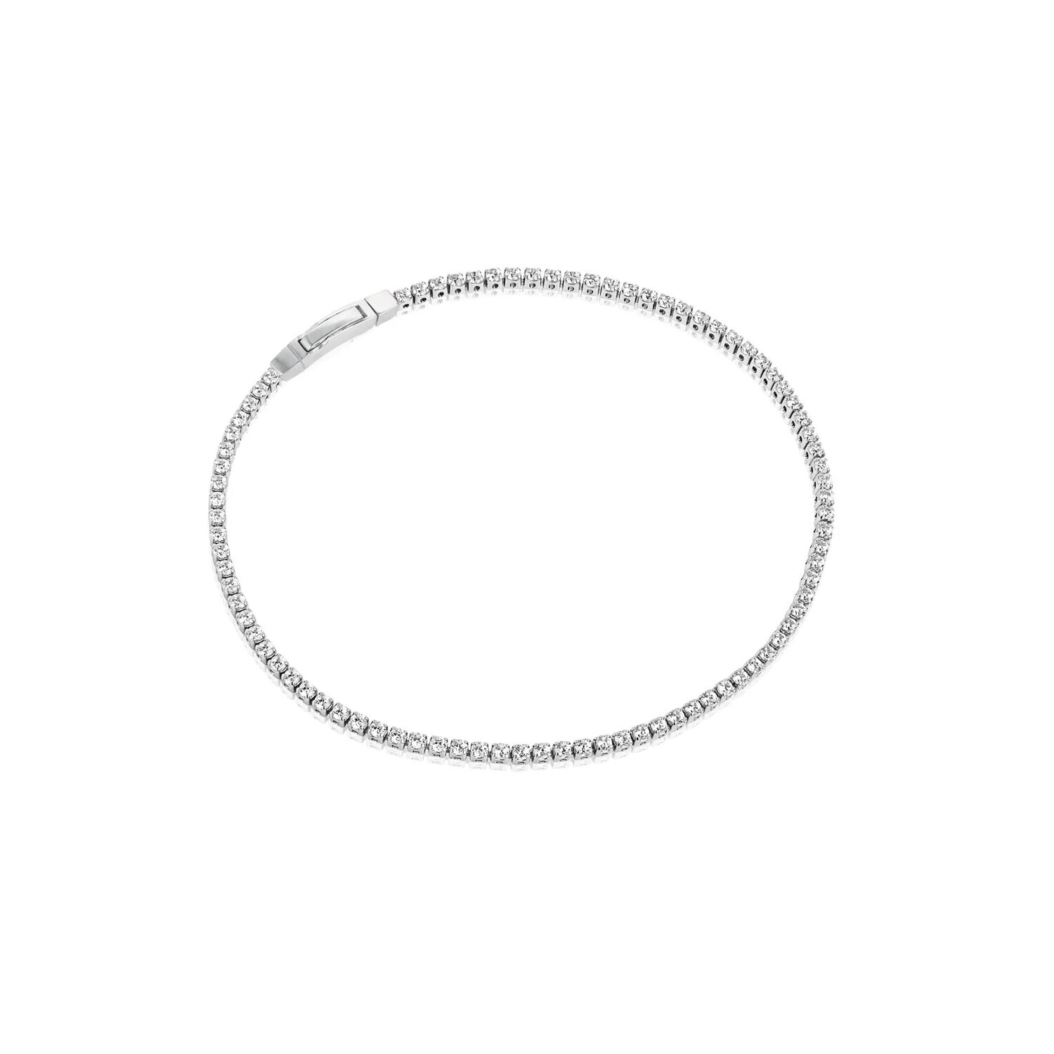 Bracelet Ellera plaqué or 18 carats avec Zircone blanche