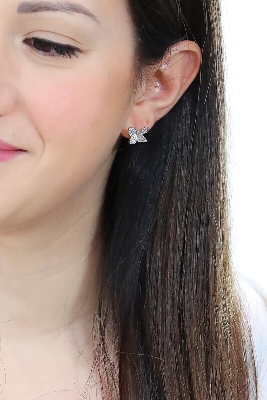 Boucles d'oreille femme argent