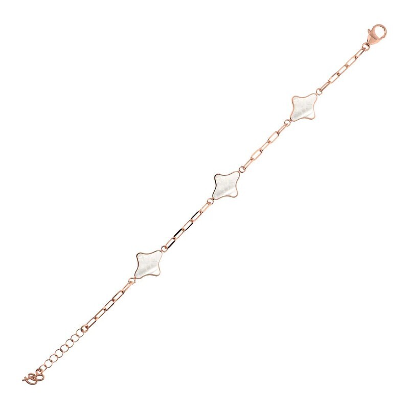 Bracelet Chaîne Forzatina avec Station Etoile en Pierre Naturelle