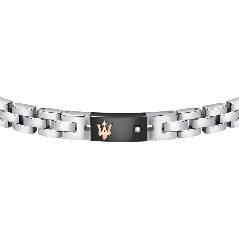 Bracelet Gourmette homme Argent 925 bijou Maserati